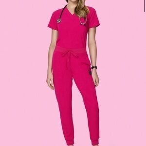 Mandala Raspberry Pink Scrub Set 💗